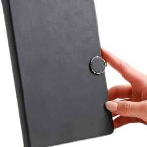 Premium buckle leather notebook with secure closure, ideal for corporate gifting and executive use
