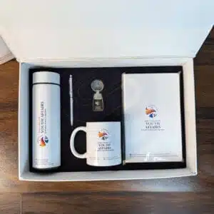 Brand ambassador gift box for employee recognition and corporate brand promotion