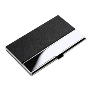 Leather credit card holder premium corporate gift with logo branding by CGS