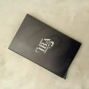 Premium metal card holder executive corporate gift with logo branding by CGS