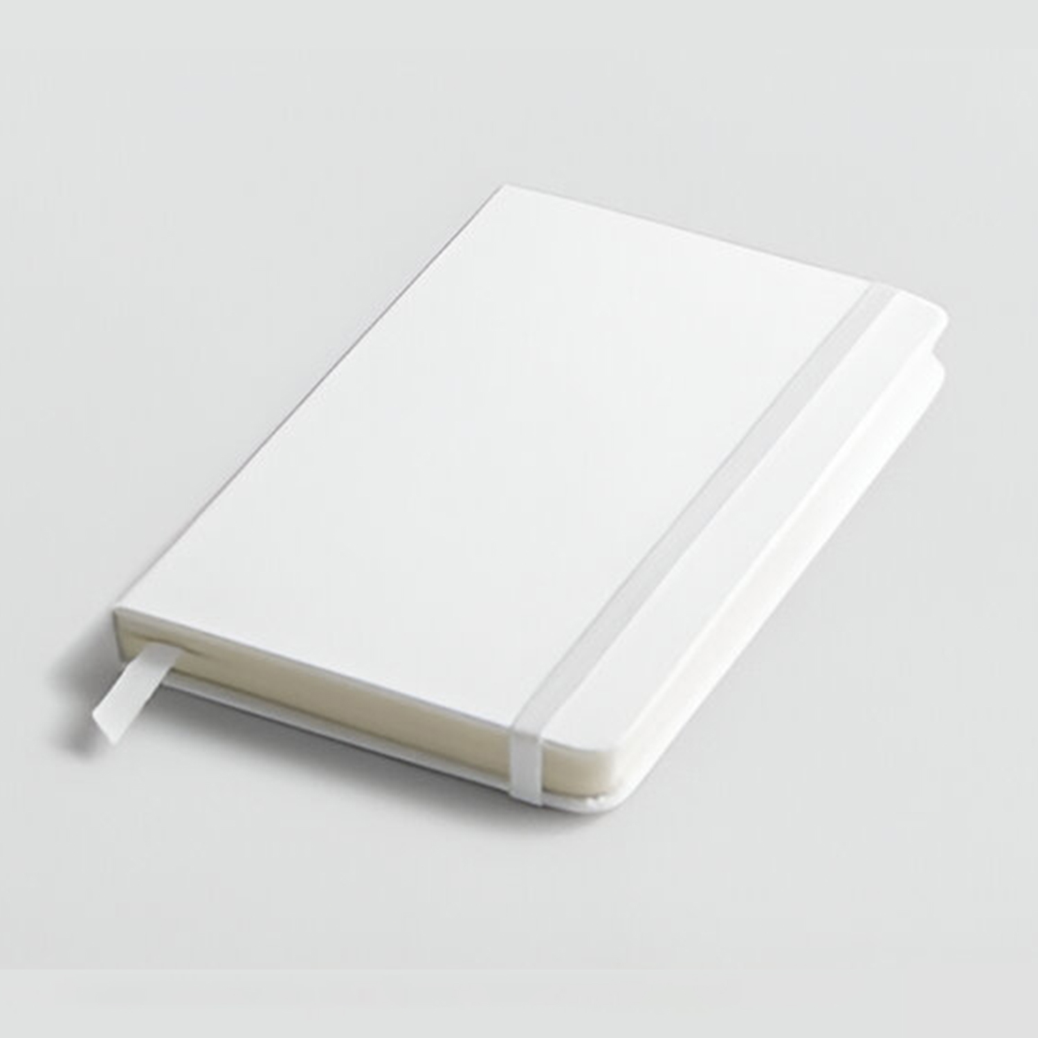 White leather notebook with premium finish, ideal for corporate gifting and professional use
