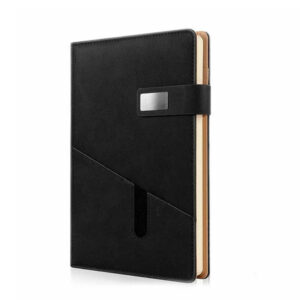 Buckle leather notebook premium corporate gift with logo branding by CGS