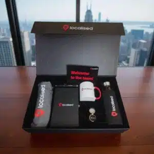Business Booster Box premium corporate gift with logo branding by CGS