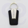 Leather and Metal Keychain premium corporate gift with logo branding by CGS