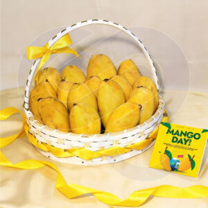 Mango Delight Basket – Tropical-themed Corporate Gifts for Employees with Mango Treats