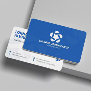 Business card premium corporate stationery with custom logo by CGS