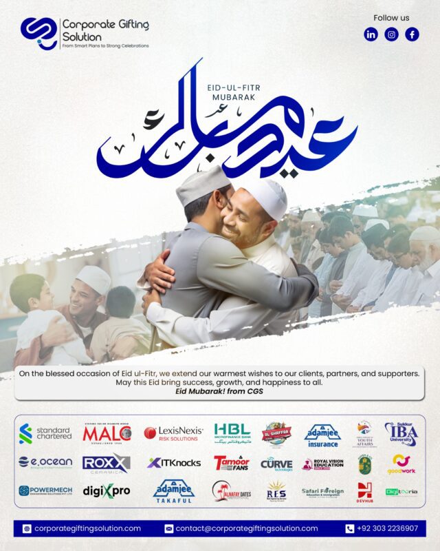 Eid ul Fitr Corporate Gifts – Premium Eid Hampers | Corporate Gifting Solution Pakistan