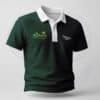 14 August customize polo t-shirt with Pakistan flag design and company logo from CGS