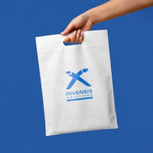 Custom non woven bag with company logo from CGS for corporate gifts