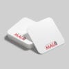 Custom logo printing on tea coaster for client gifts