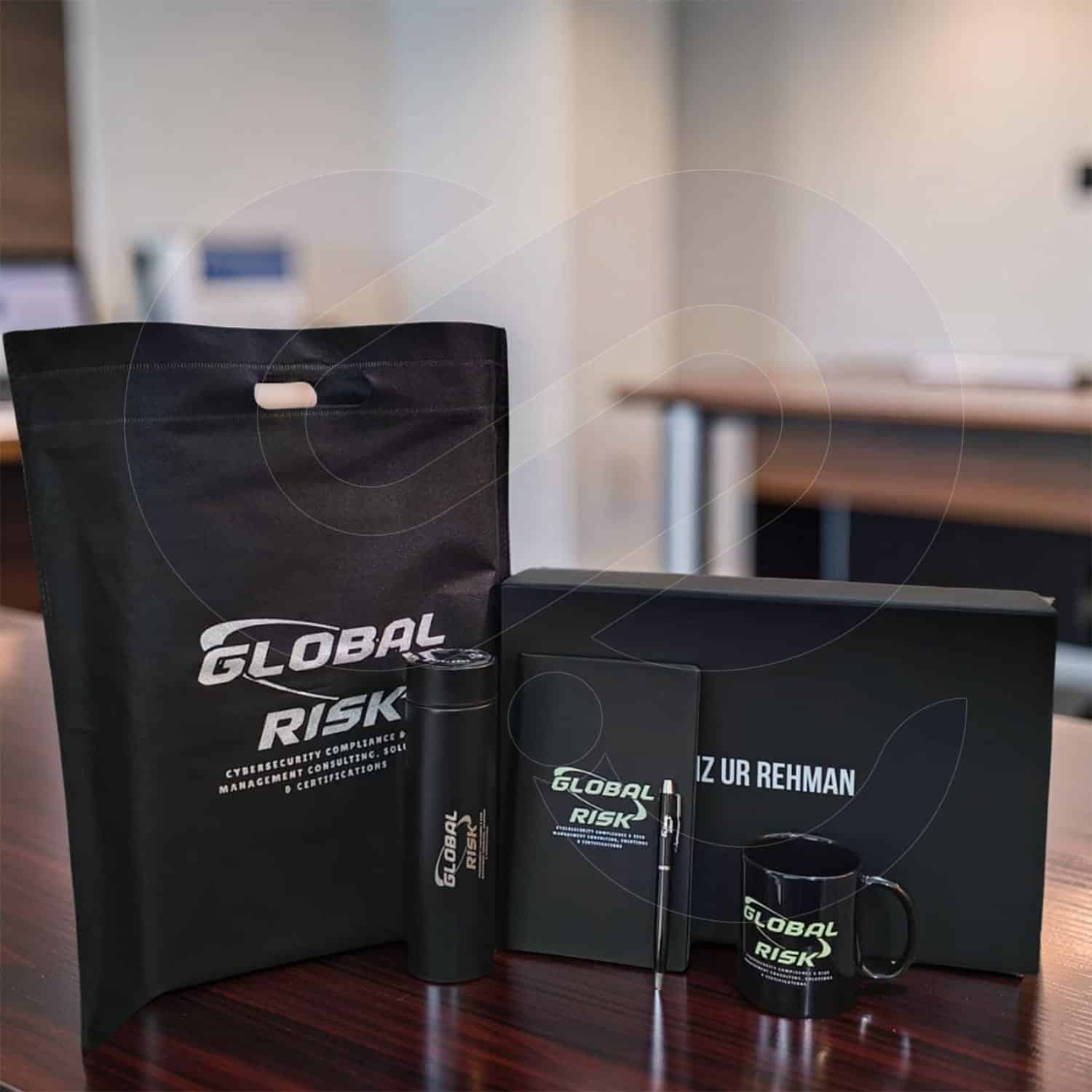 Office essential box with corporate gifts for employees and clients from CGS
