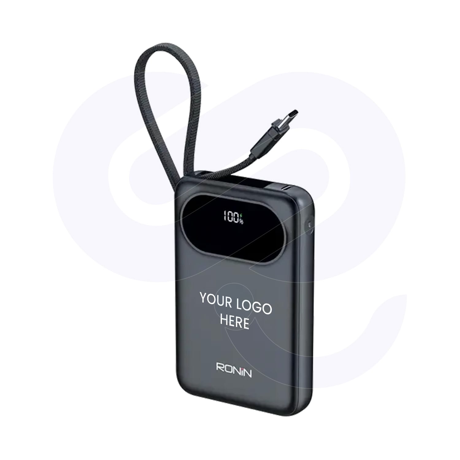 Ronin Powerbank 10,000 mAh with custom logo printing for corporate gifting from CGS
