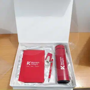 Red Corporate Gift box with premium finish for corporate gifting from CGS