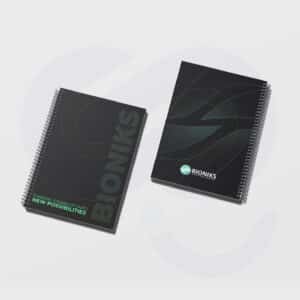 Customize spiral notebook with company logo for corporate gifting from CGS